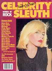 CELEBRITY SLEUTH magazine side cover Issue 3 Vol 1 #3 1986