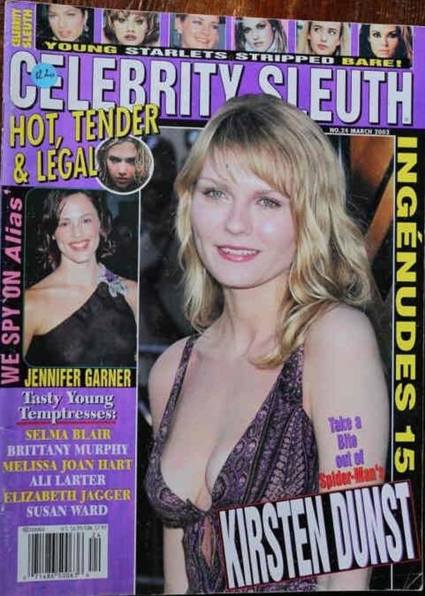 CELEBRITY SLEUTH magazine side cover Issue 24  2003