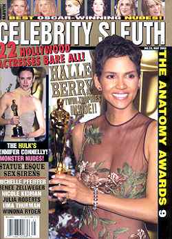 CELEBRITY SLEUTH magazine side cover Issue 25  2003