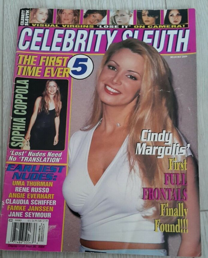 CELEBRITY SLEUTH magazine side cover Issue 34  2004