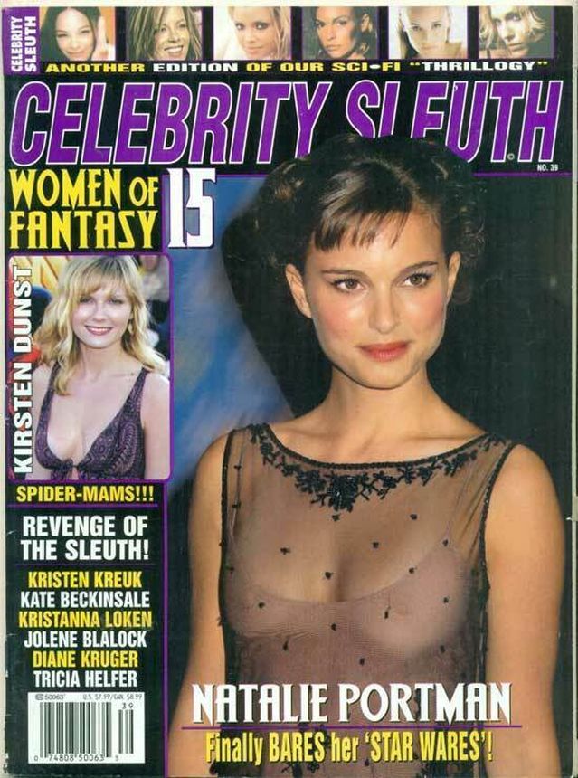 CELEBRITY SLEUTH magazine side cover Issue 39  2005