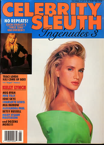 CELEBRITY SLEUTH magazine side cover Issue 16  Vol 3 # 6  1990