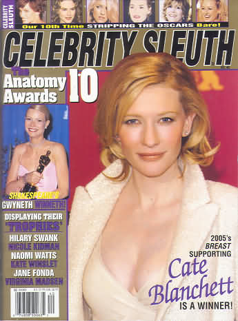CELEBRITY SLEUTH magazine side cover Issue 40  2005