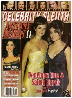 CELEBRITY SLEUTH magazine side cover Issue 49  2007