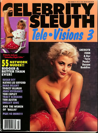 CELEBRITY SLEUTH magazine side cover Issue 19 Vol 4 #3 1991