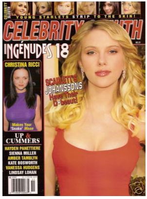 CELEBRITY SLEUTH magazine side cover Issue 51  2008