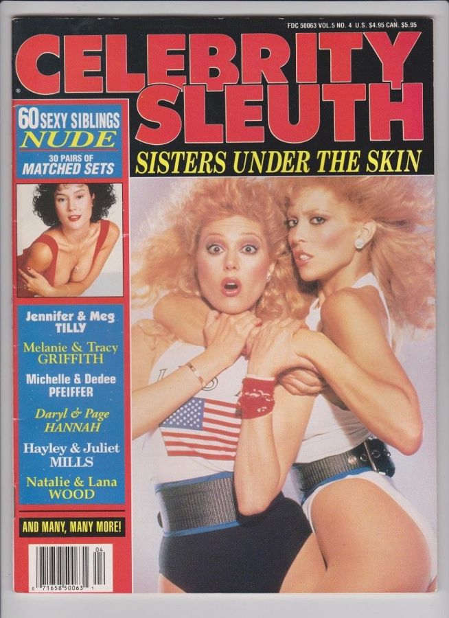 CELEBRITY SLEUTH magazine side cover Issue 29 Vol 5 #4 1992