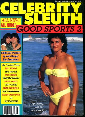 CELEBRITY SLEUTH magazine side cover Issue 31 Vol 5 #6 1992