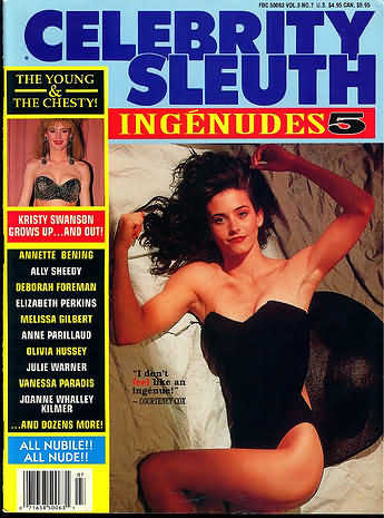 CELEBRITY SLEUTH magazine side cover Issue 32 Vol 5 #7 1992
