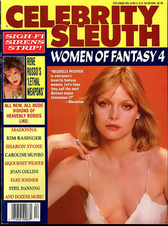 CELEBRITY SLEUTH magazine side cover Issue 38 Vol 6 #4 1993