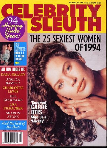 CELEBRITY SLEUTH magazine side cover Issue 45 Vol 7 #2 1994