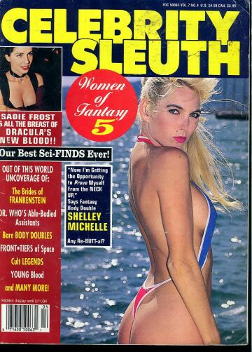 CELEBRITY SLEUTH magazine side cover Issue 47 Vol 7 #4 1994