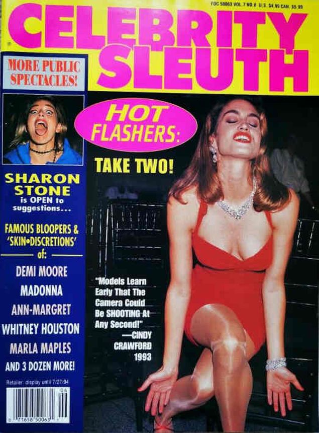 CELEBRITY SLEUTH magazine side cover Issue 49 Vol 7 #6 1994