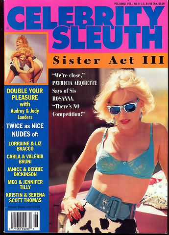 CELEBRITY SLEUTH magazine side cover Issue 52 Vol 7 #9 1994