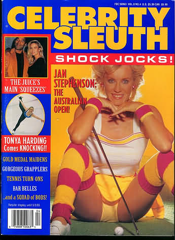 CELEBRITY SLEUTH magazine side cover Issue 56 Vol 8 #4 1995