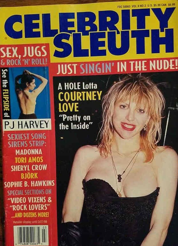 CELEBRITY SLEUTH magazine side cover Issue 64 Vol 9 #3 1996