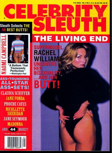 CELEBRITY SLEUTH magazine side cover Issue 66 Vol 9 #5 1996