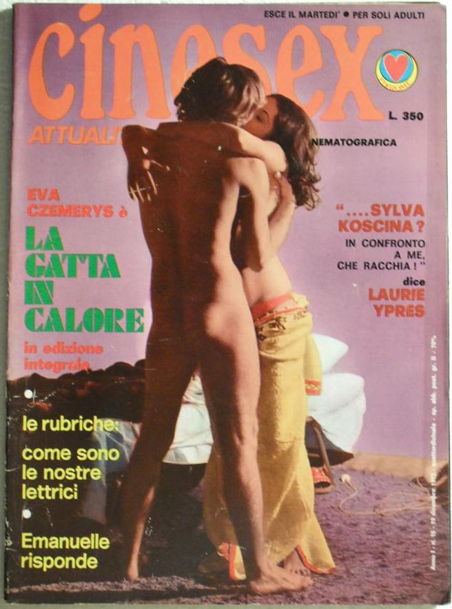 CINESEX magazine side cover Issue 16  Attualita  1972