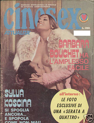 CINESEX magazine side cover Issue 19  Attualita  1973