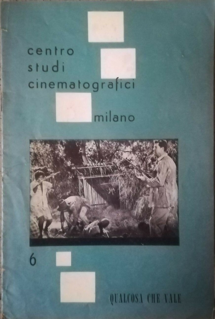 CSC/CENTRO STUDI CINEMATOGRAFICI magazine side cover Issue 6 January 1959