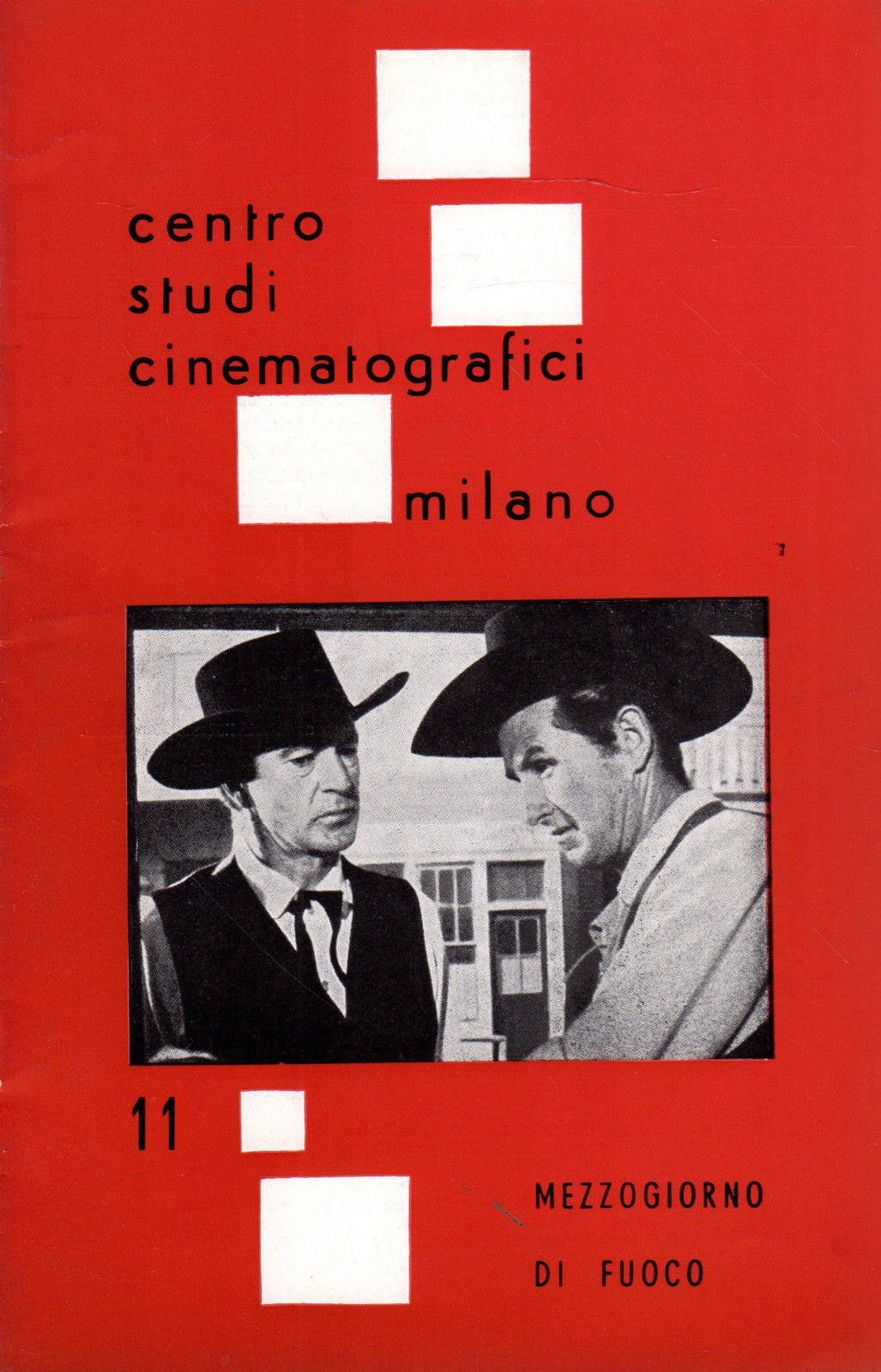 CSC/CENTRO STUDI CINEMATOGRAFICI magazine side cover Issue 11  