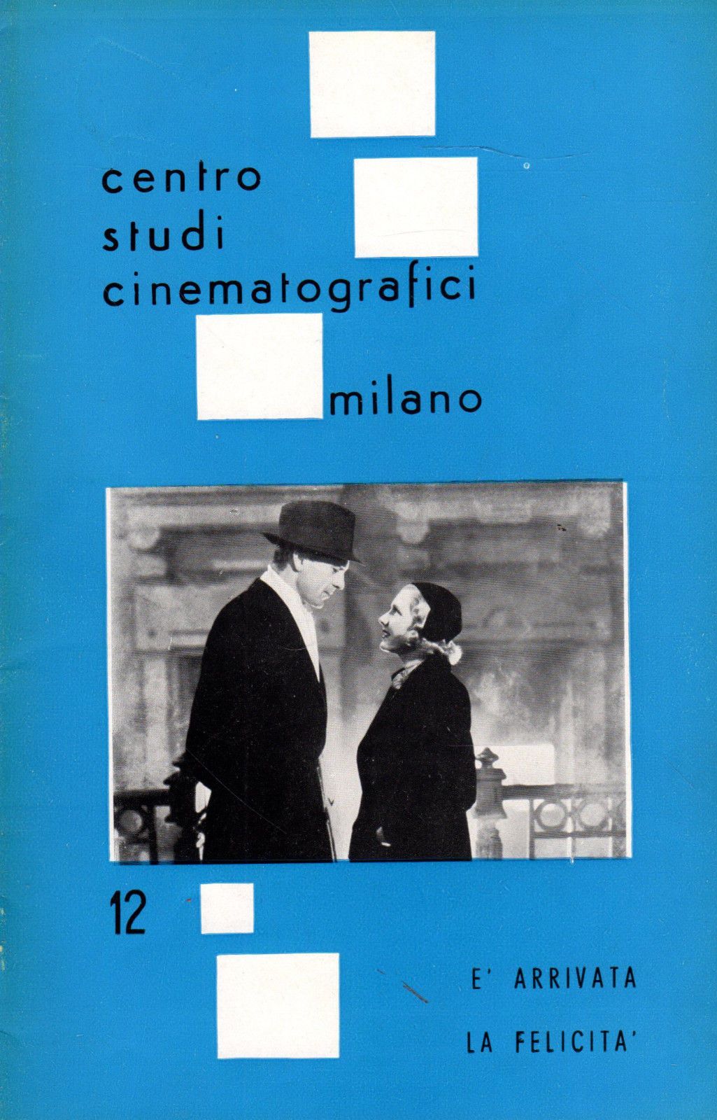 CSC/CENTRO STUDI CINEMATOGRAFICI magazine side cover Issue 12  