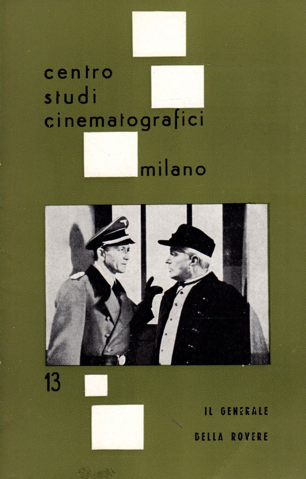 CSC/CENTRO STUDI CINEMATOGRAFICI magazine side cover Issue 13  