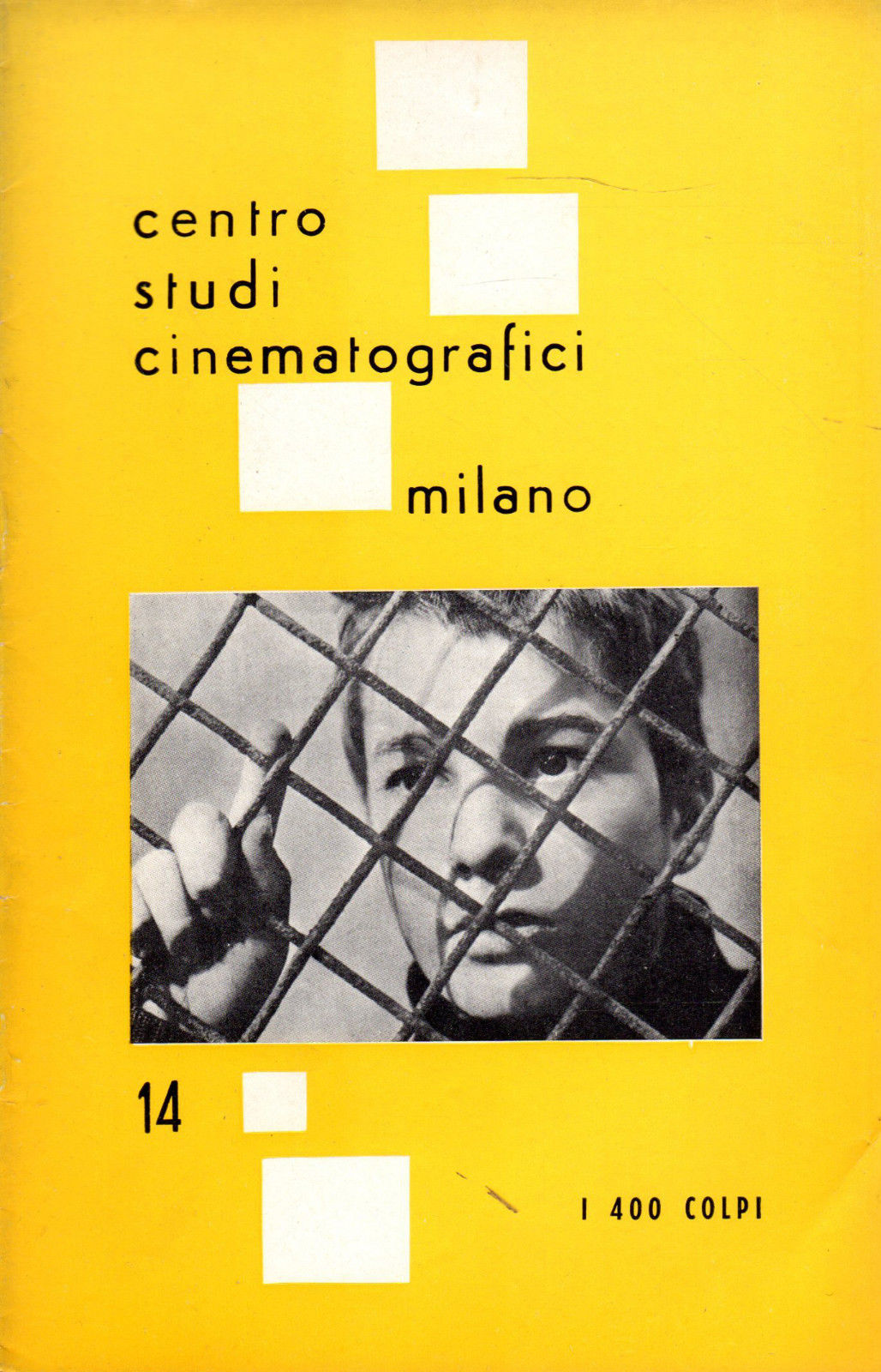 CSC/CENTRO STUDI CINEMATOGRAFICI magazine side cover Issue 14  