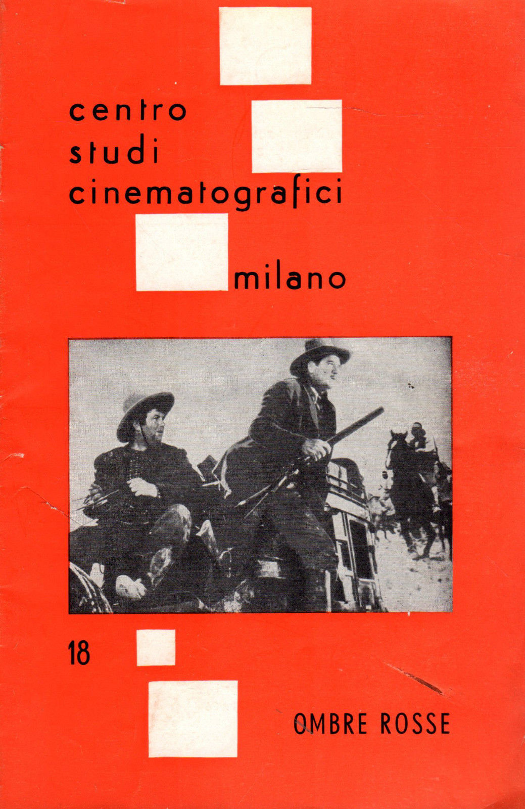 CSC/CENTRO STUDI CINEMATOGRAFICI magazine side cover Issue 18  