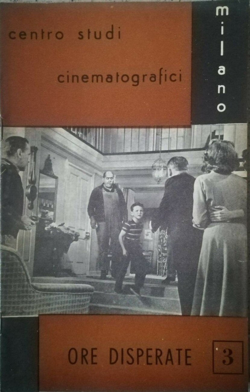 CSC/CENTRO STUDI CINEMATOGRAFICI magazine side cover Issue 3   