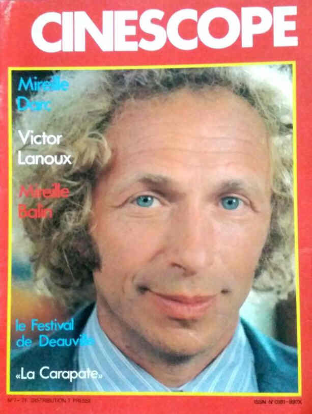 CINESCOPE (70s) magazine side cover Issue 7   1978