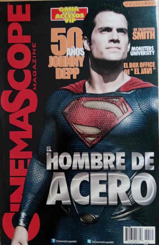 CINEMASCOPE (MEXICO) magazine side cover  June 2013