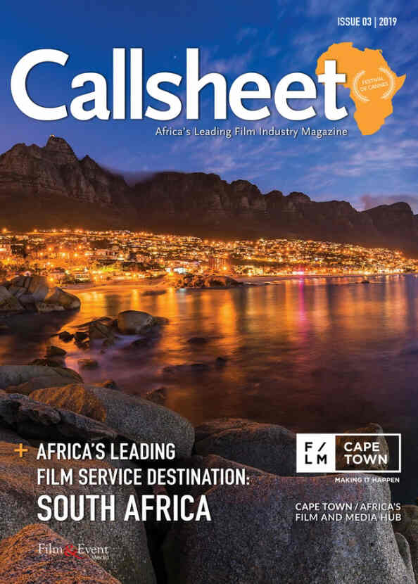 CALLSHEET magazine side cover Issue 3   2019