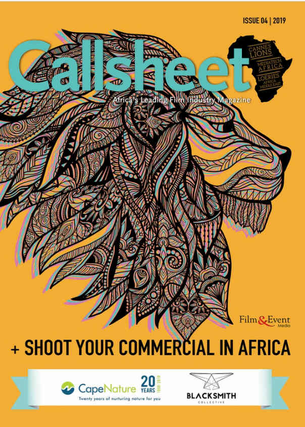 CALLSHEET magazine side cover Issue 4   2019