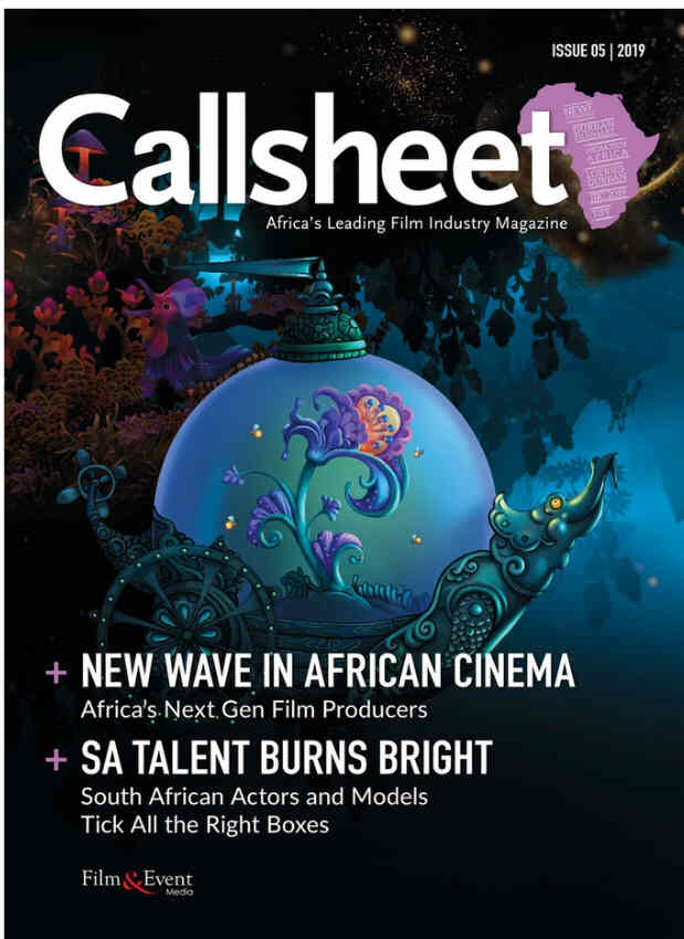 CALLSHEET magazine side cover Issue 5   2019