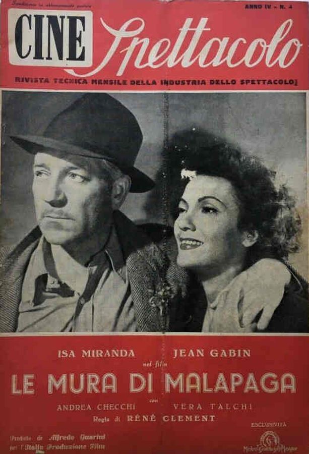 CINE SPETTACOLO magazine side cover Issue 4   1949