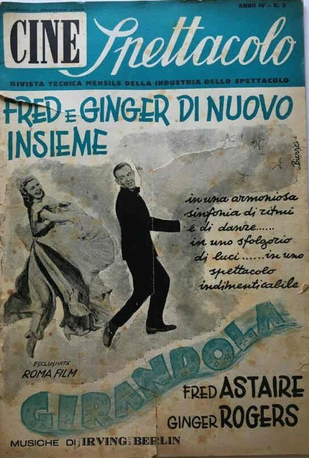 CINE SPETTACOLO magazine side cover Issue 5   1949