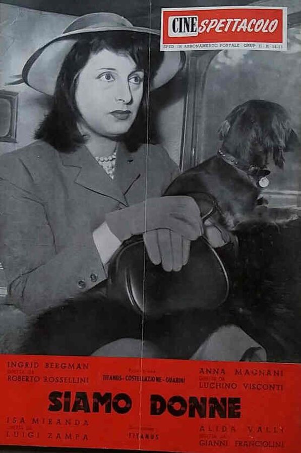 CINE SPETTACOLO magazine side cover Issue 14-15 4 April 1953