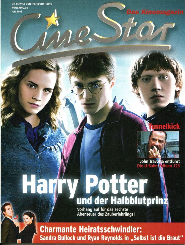 CINE STAR magazine side cover  July 2009