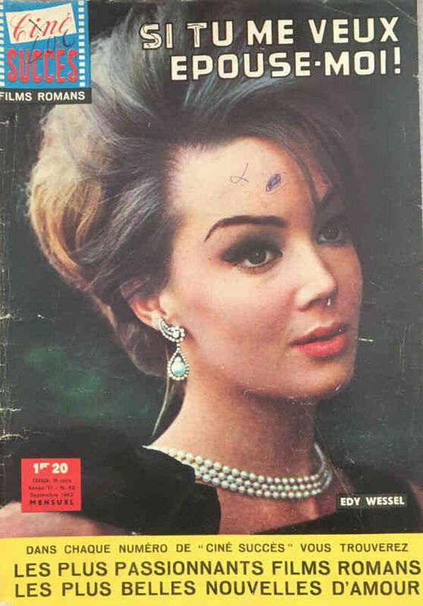 CINE SUCCES magazine side cover Issue 62  September 1963