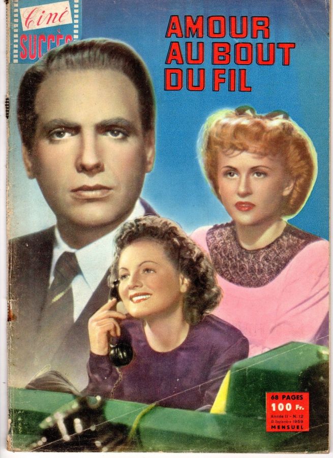 CINE SUCCES magazine side cover Issue 12 8 September 1959