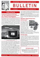 CINEMA THEATRE ASSOCIATION magazine side cover November-December 2012
