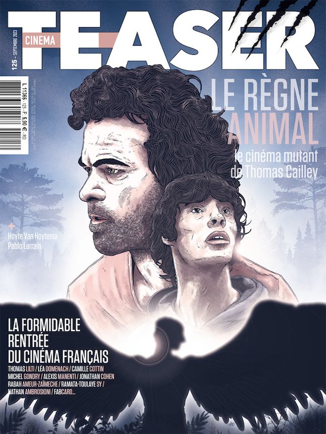 CINEMA TEASER magazine side cover Issue 125  September 2023