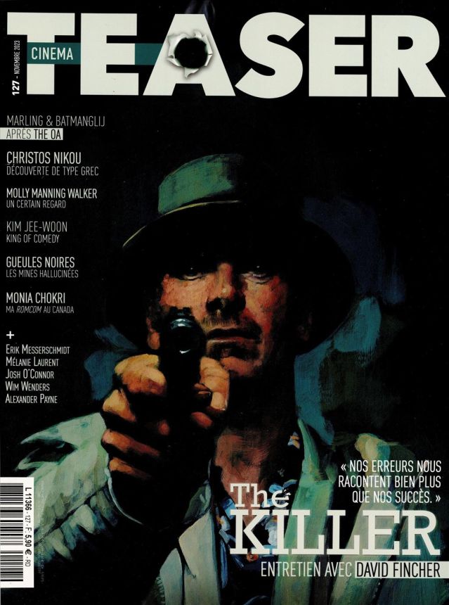 CINEMA TEASER magazine side cover Issue 127  November 2023