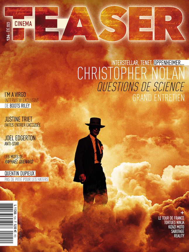CINEMA TEASER magazine side cover Issue 124 Summer 2023