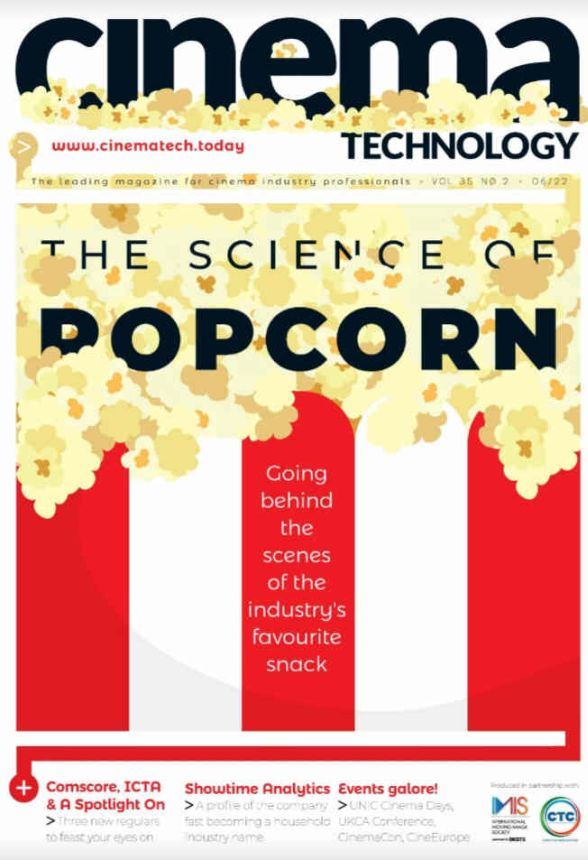 CINEMA TECHNOLOGY magazine side cover  June 2022