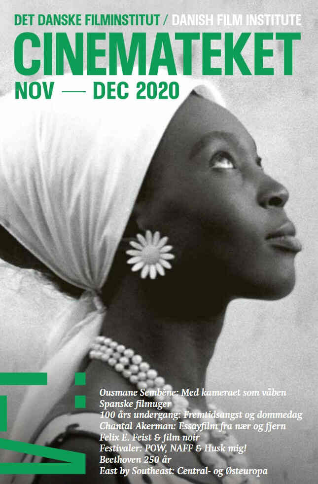 CINEMATEKET (Dk) magazine side cover  November/December 2020