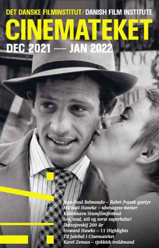 CINEMATEKET (Dk) magazine side cover  December 2021/ January 2022 