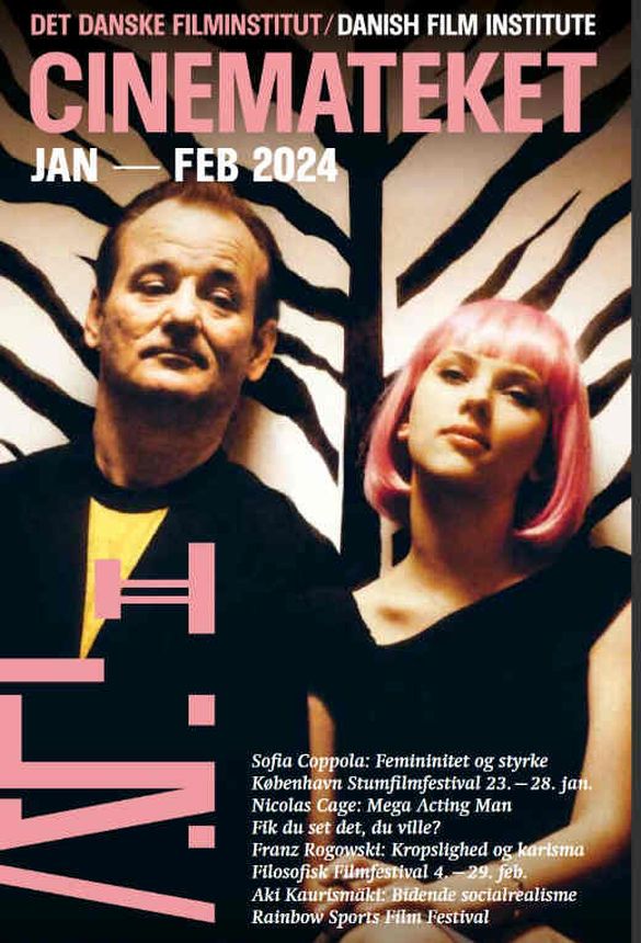 CINEMATEKET (Dk) magazine side cover  January/February 2024