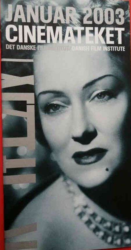 CINEMATEKET (Dk) magazine side cover  January 2003
